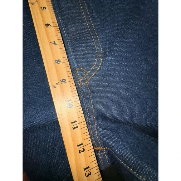 NWOT Levi's 501 Selvage Red Tab Button Fly Straight Blue Denim Jeans Sz 33x32 - Picture 15 of 16